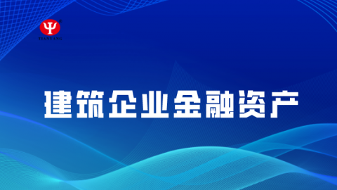 建筑企业金融资产 